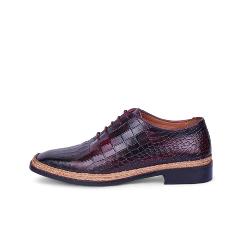 Nordic Lace: Classic Norwegian Croco, Classic Style, Comfortable Fit, Lightweight Design, Flexible Outsole, Goodyear Welted