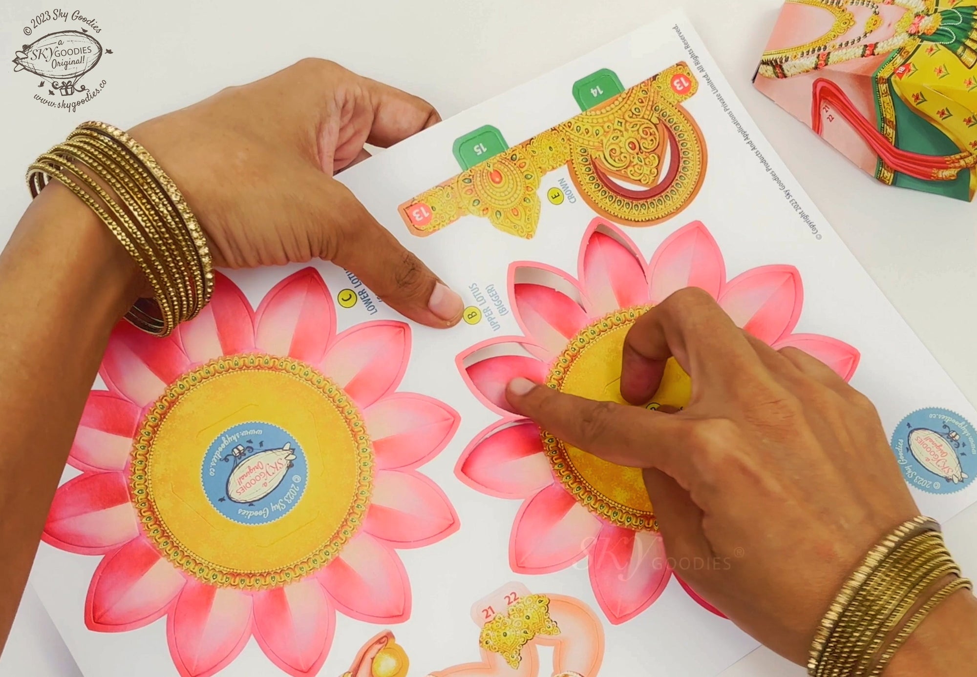 DIY Paper Craft Kit - Ganesha, Fun Craft Kit, Ideal for Festival DÃ©cor, Creative DIY Project