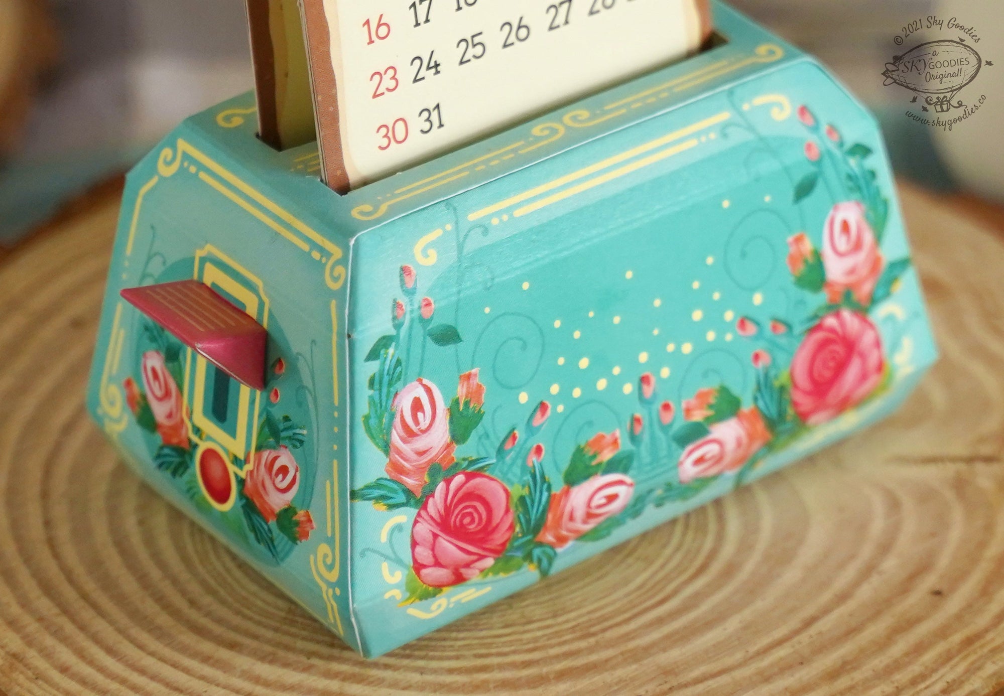 DIY Paper Craft Kit - Mini Toaster Desk Calendar, Fun Craft Kit, Ideal for Home DÃ©cor, Creative DIY Calendar