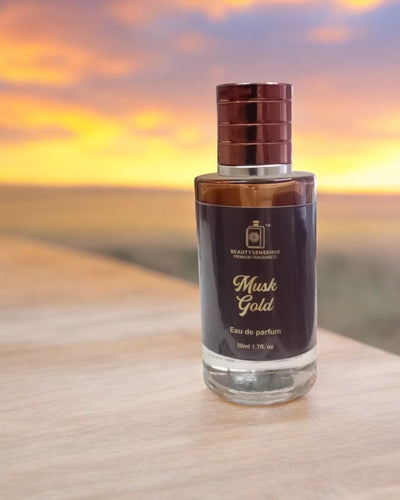 Musk Gold Perfume Spray, Perfume with a long-lasting scent, Classic and Timeless Fragrance for Men & Women