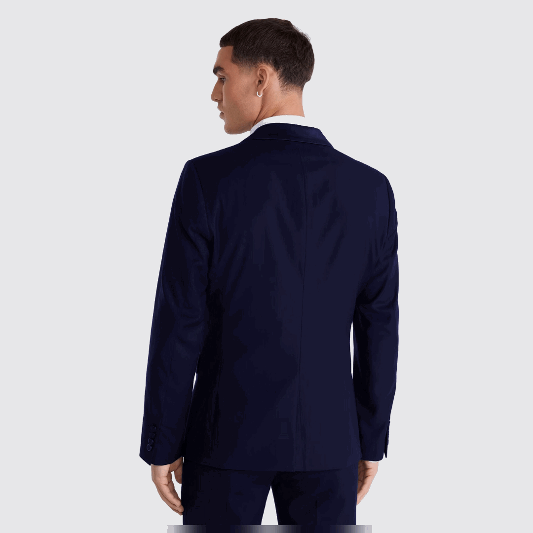 Blue Zodiac 2-Piece Business Suit for Men | Custom-Made Suit for Work & Festivals