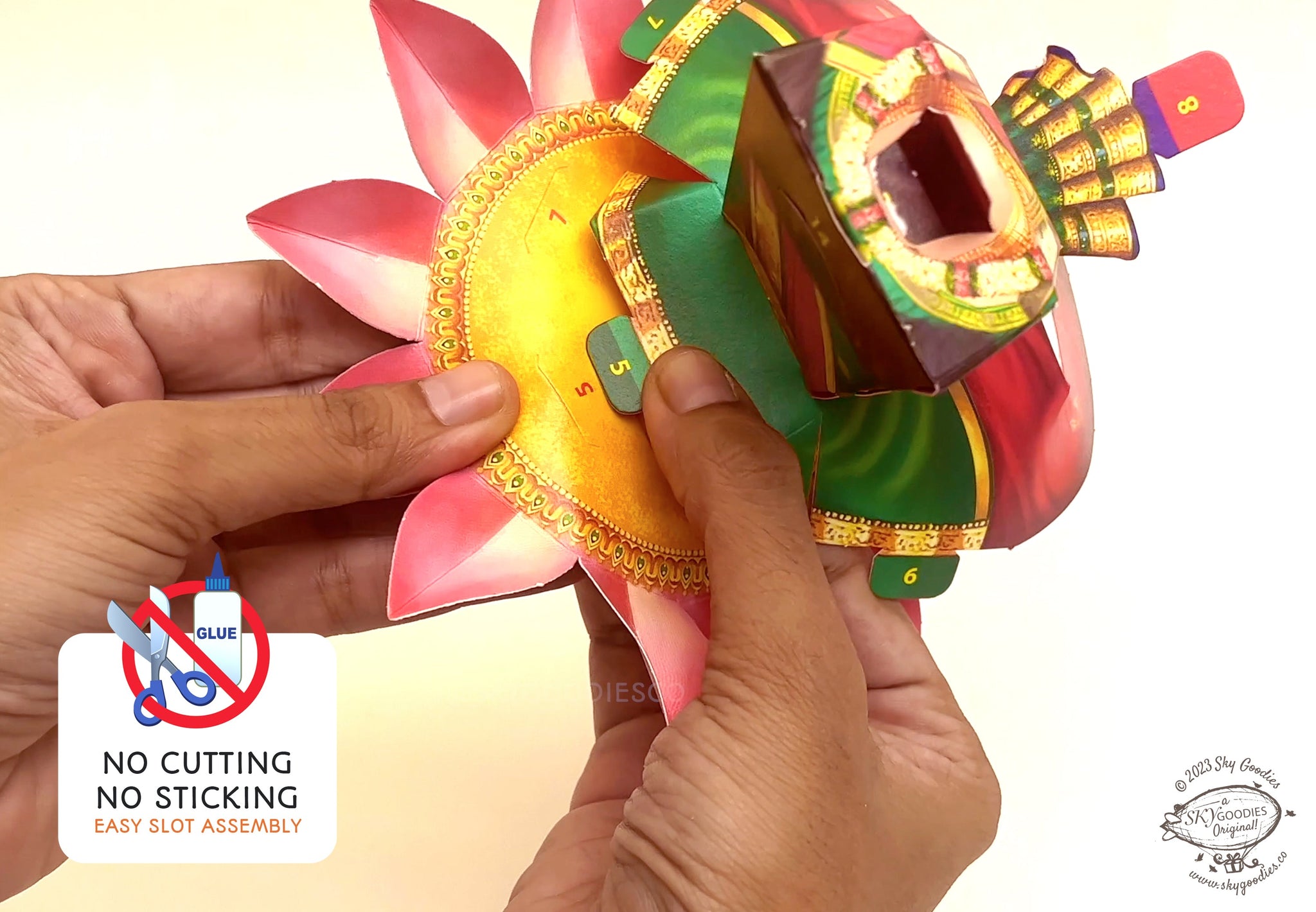 DIY Paper Craft Kit - Lakshmi, Fun Craft Kit, Ideal for Festival DÃ©cor, Creative DIY Project