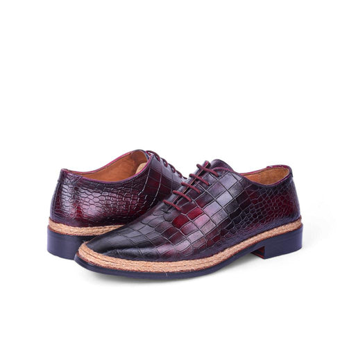 Nordic Lace: Classic Norwegian Croco, Classic Style, Comfortable Fit, Lightweight Design, Flexible Outsole, Goodyear Welted