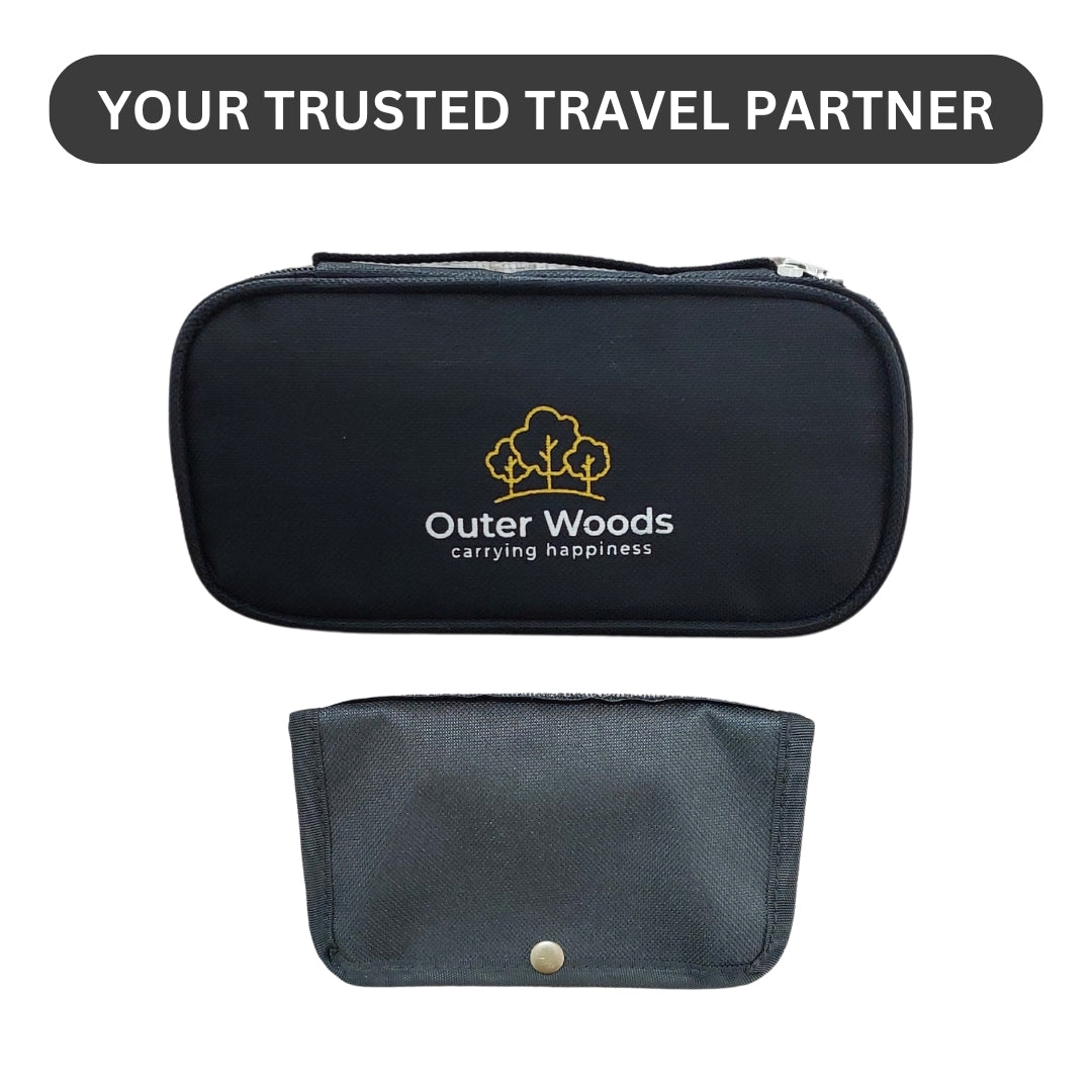 Outer Woods Insulin Cooling Travel Pouch for Diabetics with Two Ice Gel Packs | Ice Pack for Insulin | Insulin Cooler Bag for Travel | Keep Insulin Safe and Cool for 6 to 8 Hours