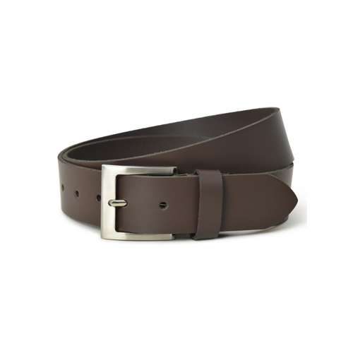 Ceinture décontractée en cuir véritable pour homme