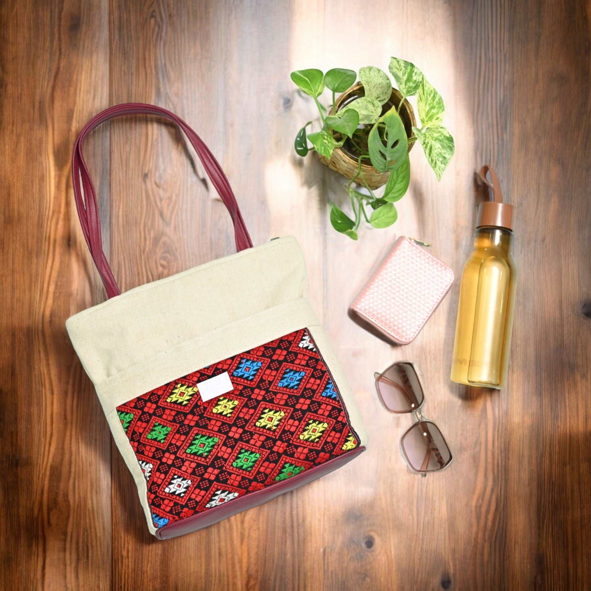 Artisan Spectrum Tote Red