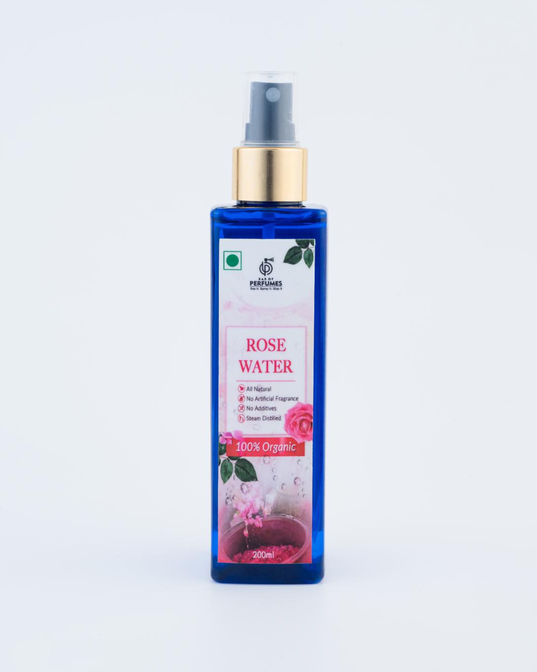 Pure Rose Water I Steam Distilled I Naturally Perfumed I Skin Toner I 200 ML Spray