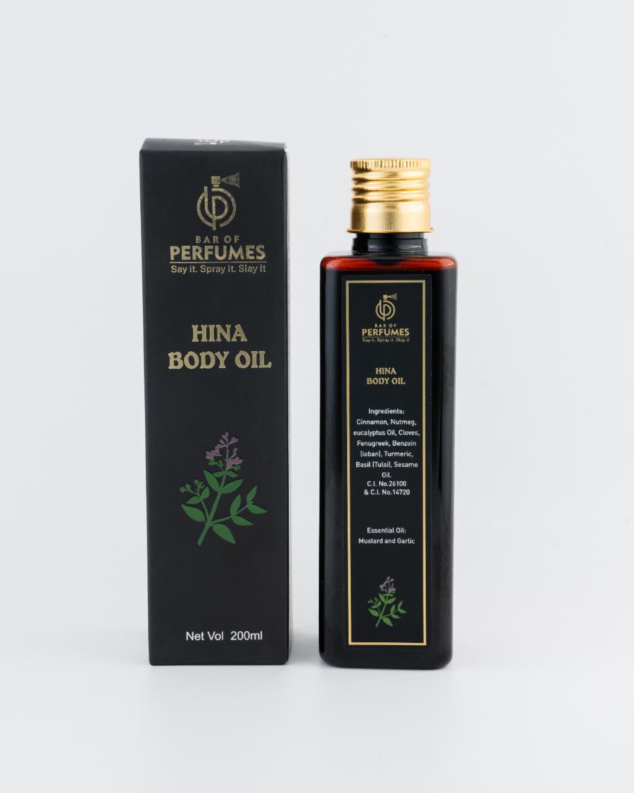 Hina Body Oil I Joint and Muscular Pain Relief I Available in 200 ML