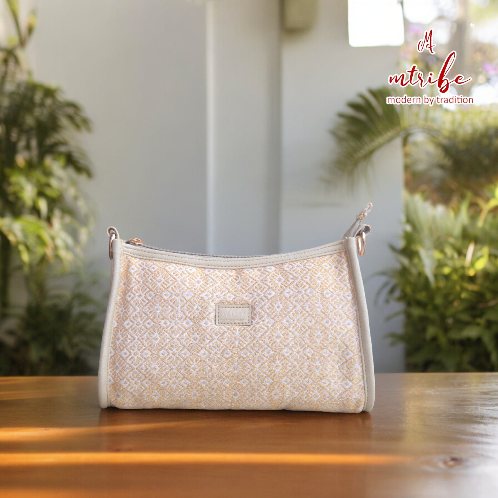 Ivory elegance Sling Bag