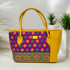 Mustard Queen & colorful Motif Bag