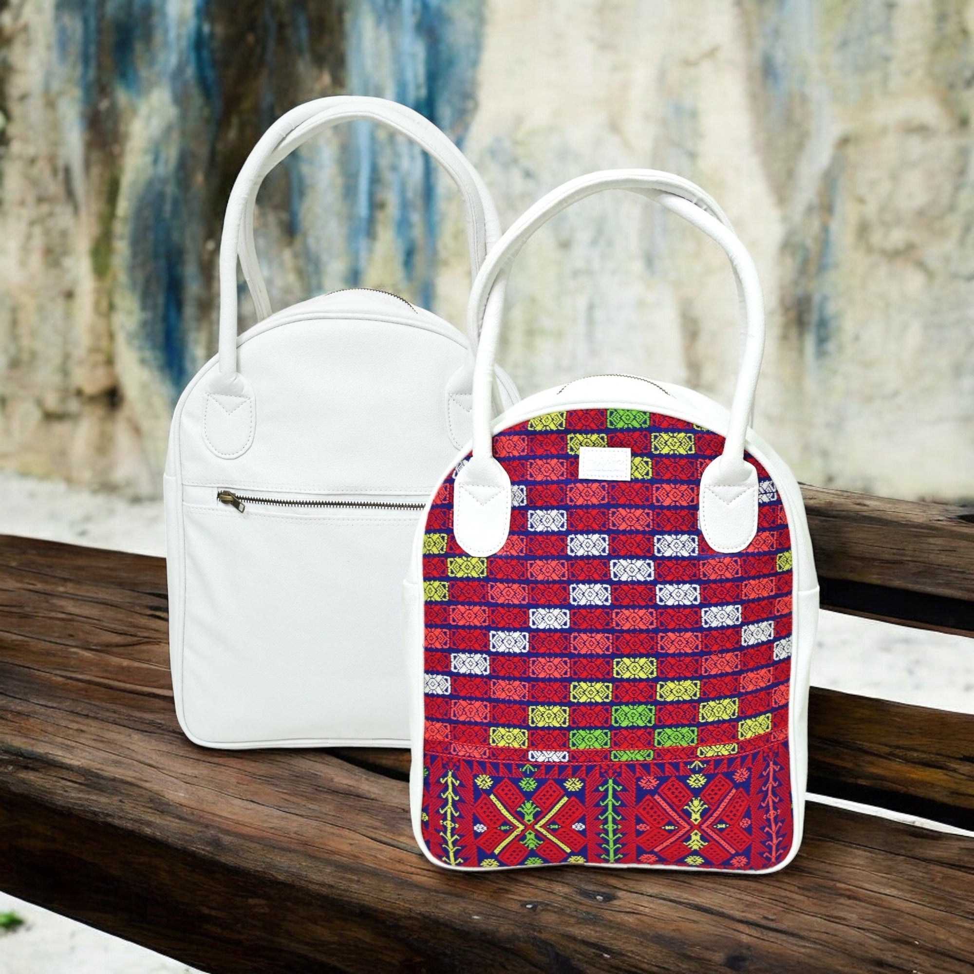 Eco-Chic Motif Tote Bag