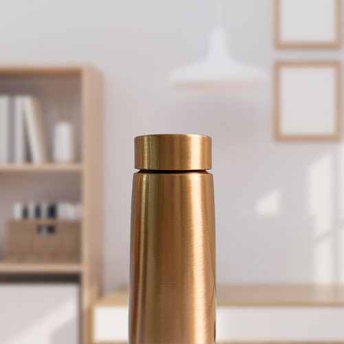 Pure Copper Water Bottle with Antibacterial Properties | 1L Bottle for Healthy Hydration