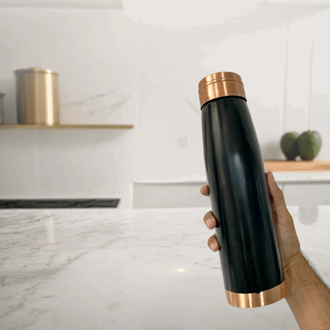 Black Copper Water Bottle