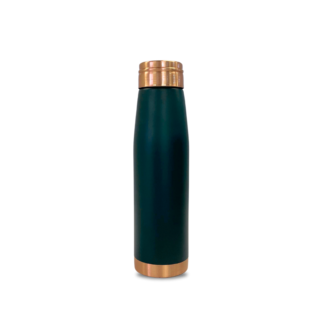 Dark Green Copper Water Bottle