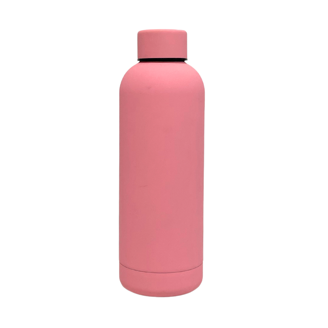 SuperGeneriX 500ml Stainless Steel Water Bottle | Leak Proof Double Walled Vacuum Insulated Thermosteel Water Bottle, Matte Finish Drinking Bottle for Office & Gym(500ml, Baby Pink)