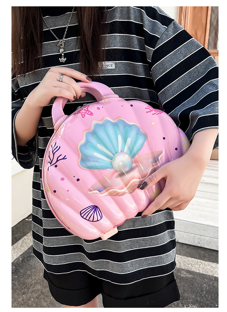 Seashell Design Portable Luggage Suitcase Organizer