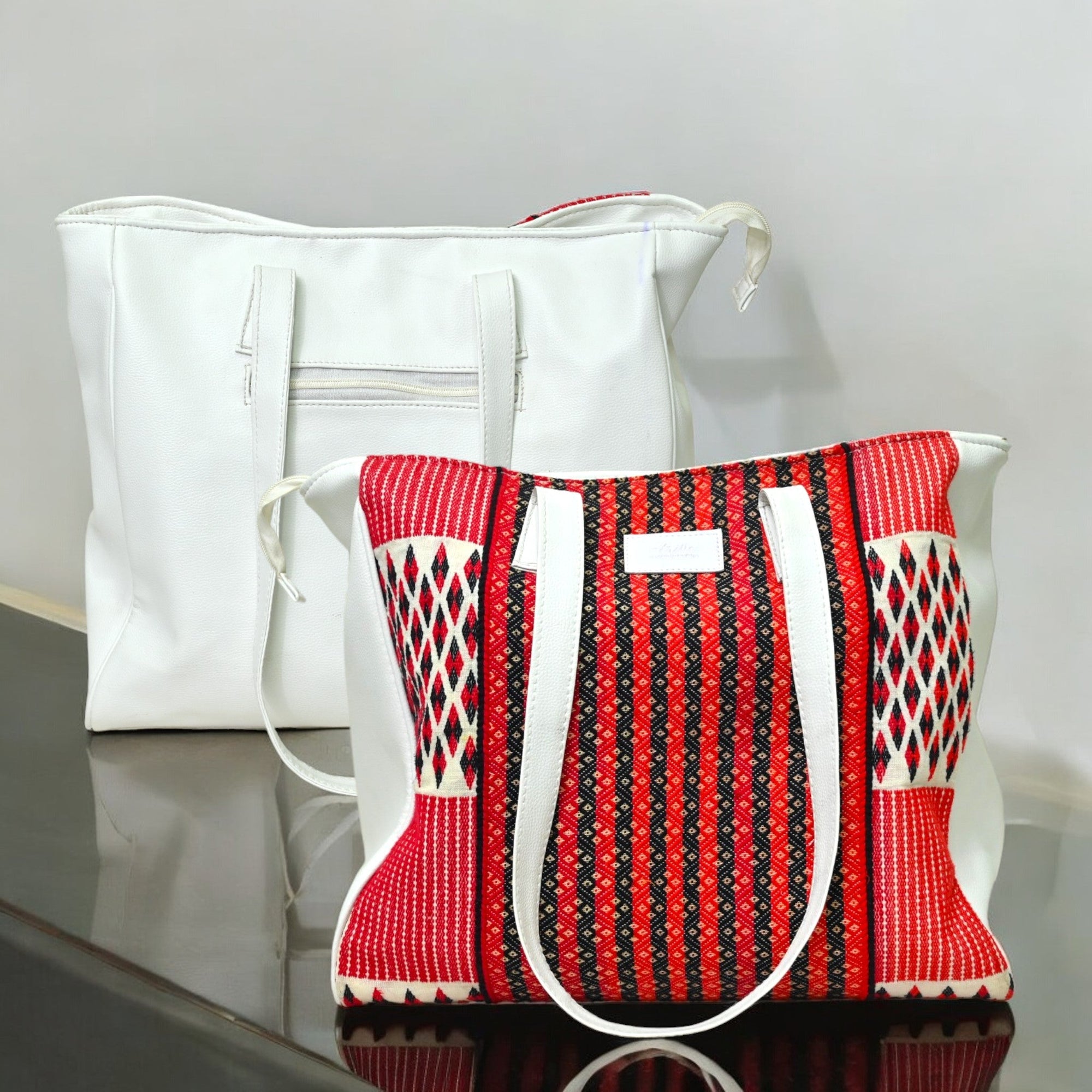 Red White Artisan (Tote Large)