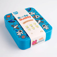 Bento Buddy Transfer Proof 4 Compartment Lunch Box 600ml (Space)