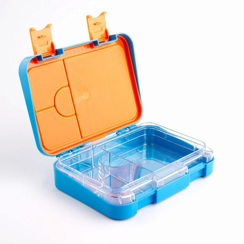 Bento Buddy Transfer Proof 4 Compartment Lunch Box 750ml (Kitty)