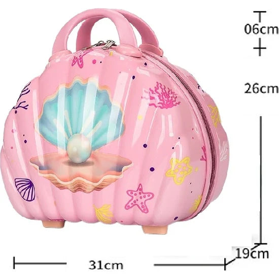 Seashell Design Portable Luggage Suitcase Organizer