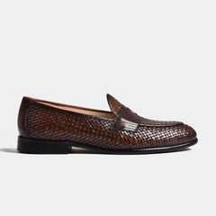 Arno Loafers | Gabriel Handweaved Penny Leather