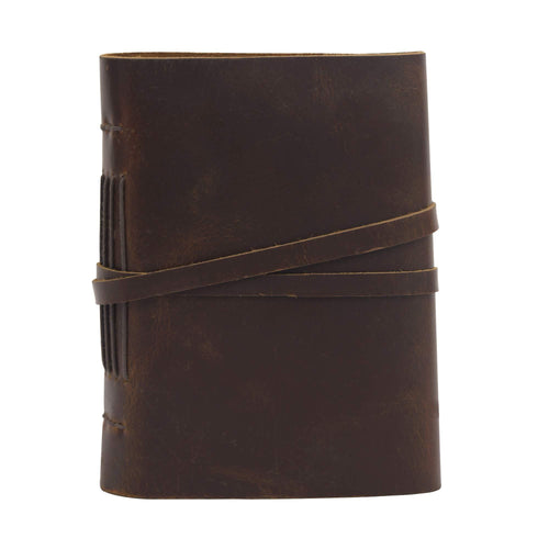 Handmade Top Grain Leather Vintage Journal Deckle Edge Paper Writing Dairy