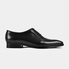 Armando Black Leather Laceups