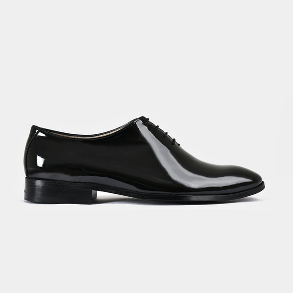 Allucio Wholecut Leather Formal Shoes with Hand-Painted Patina | Premium Tux Shoe with Alivio-Construction