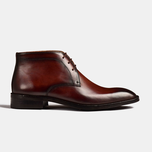 Jackson Square Toe Leather Boots