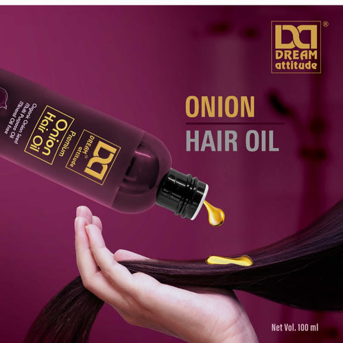 Onion Hair Oil, Nourishing and Strengthening Formula, Reduces Hair Fall, Promotes Healthy Hair Growth, Suitable for All Hair Types, Premium Quality (100ml)