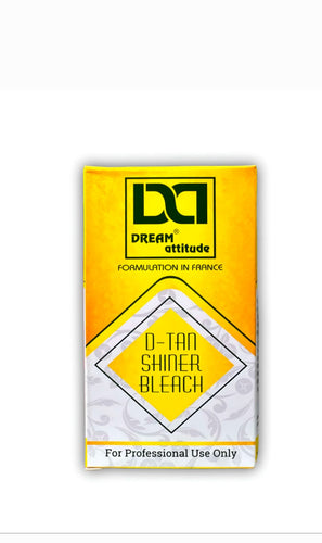 D-Tan Shiner Bleach, Skin Brightening and Tan Removal Formula, Evens Skin Tone and Enhances Radiance, Suitable for All Skin Types (25g)