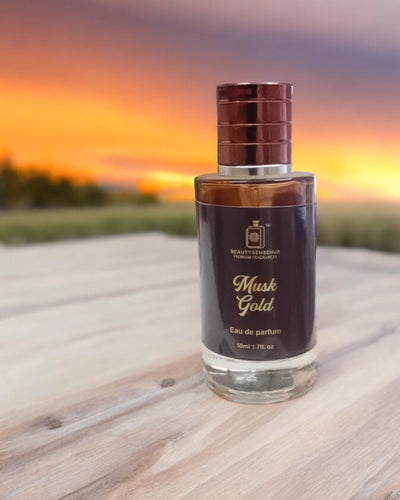 Musk Gold Perfume Spray, Perfume with a long-lasting scent, Classic and Timeless Fragrance for Men & Women