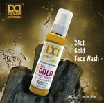 24 Karat Gold Facewash, Revitalizing and Brightening Formula, Removes Impurities and Enhances Skin Glow, Suitable for All Skin Types, Premium Quality (120ml)