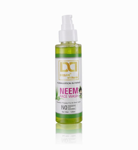 Neem Facewash, Purifying and Refreshing Formula, Gently Cleanses and Detoxifies Skin, Ideal for Acne-Prone Skin, Suitable for All Skin Types (120ml)