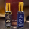 Crystal Oudh & Purple Paris Combo Perfume Spray, Long-lasting Fragrance, Pack of 2, Exotic Scent for Men & Women, Premium Attar-style Perfume, Authentic, Everyday Wear (20ml each)