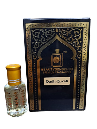 Oud Quveti Attar, Sweet and Floral Fragrance, Long-lasting Wear, Perfect for Men & Women, Daily Use or Special Occasions, Premium Quality