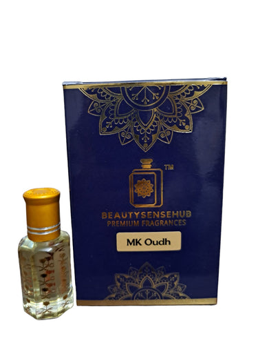 MK Oudh Attar, Long-lasting Fragrance, Luxurious and Exotic Scent, Premium Quality, Perfect for Everyday Wear (6ml)